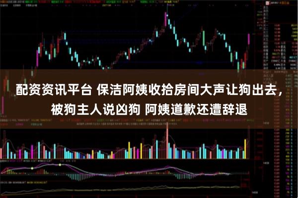 配资资讯平台 保洁阿姨收拾房间大声让狗出去，被狗主人说凶狗 阿姨道歉还遭辞退